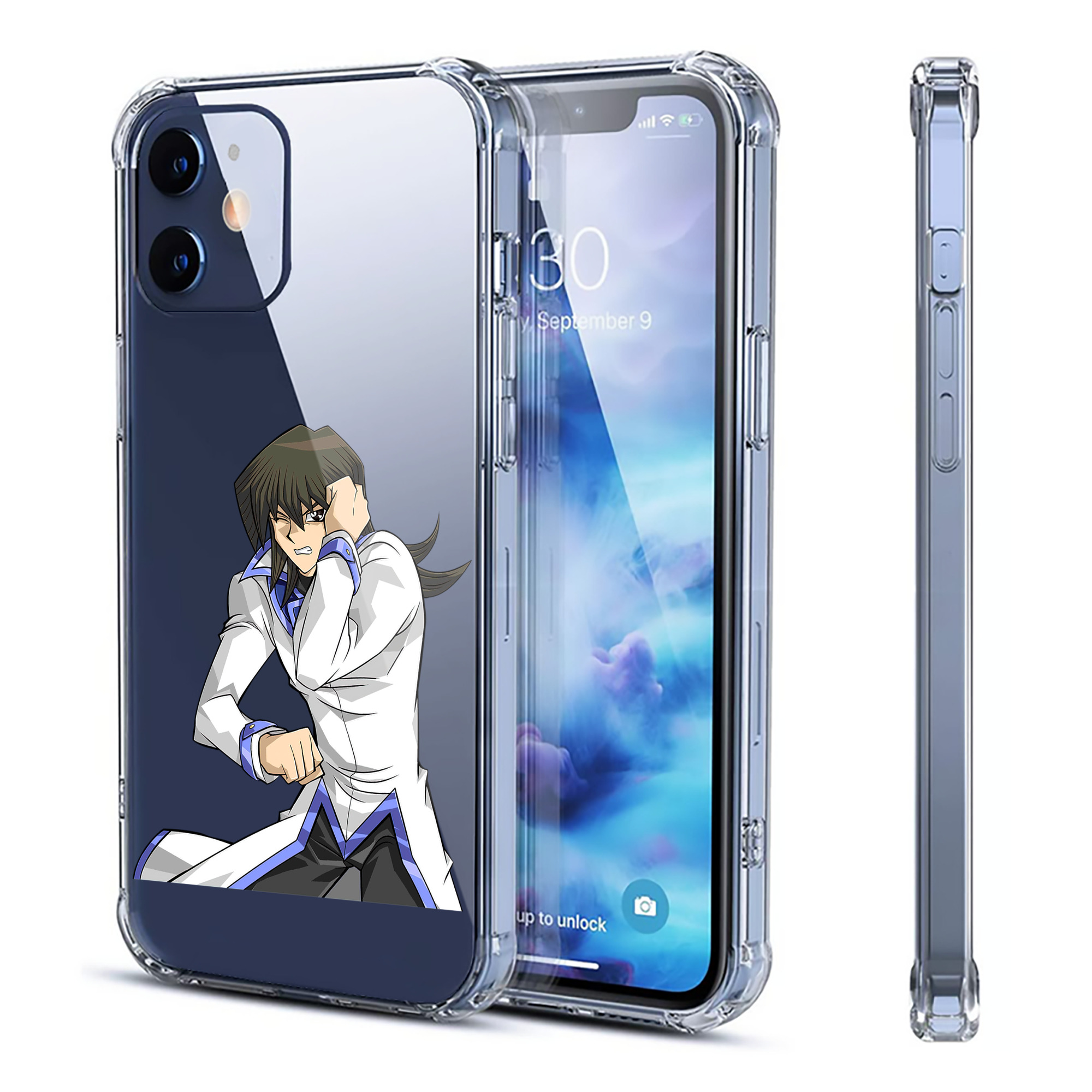 （画像用） 遊☆戯☆王 Yu-Gi-Oh! 【iPhone 12シリーズ対応】透明スマホケース（クリアソフトケース）